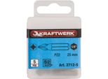 Bit Pozidriv Da 1/4" 25 Mm No. 2, 5Stk"