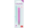 Penna Gel Legami 2 Cartucce Di Ricambio - Set Di Ricariche Lovely Friends - Viola
