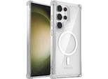 Custodia Magnetica Per Samsung Galaxy S23 Ultra Compatibile Con Magsafe, Antiurto, Protezione Militare Custodia Trasparente Clear