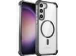 Custodia Magnetica Per Samsung Galaxy S23+ Compatibile Con Magsafe, Antiurto, Protezione Militare Custodia Trasparente Nera