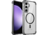 Custodia Magnetica Per Samsung Galaxy S23 Fe Compatibile Con Magsafe, Antiurto, Protezione Militare Custodia Trasparente Nera