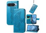 Per Google Pixel 9 / 9 Pro Custodia In Per Telefoni Cellulari Con Design A Farfalla Custodia Blu
