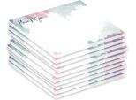 Pricaro Blocco Note "Acquerello"", Magnetico, A7, 10 Pezzi"