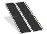 Jopassy Rampa Per Sedie A Rotelle Rampa Di Carico 2X Pieghevole Alluminio Superficie Antiscivolo 152Cm 270Kg