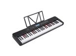 Pianoforte A Tastiera - Tastiera ÁEngus A902 Con 61 Tasti Sensibili Alla Velocità, USB-MIDI - Funzione Training Con Tasti Illuminati - Pedale Sustain Incluso
