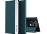 Custodia Per Xiaomi Redmi Note 13 4G Custodia Magnetica In Finto Cuoio Con Funzione Stand Verde