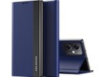 Custodia Per Xiaomi Poco X5 /Redmi Note 12 5G Custodia Protettiva Flip Cover In Finto Cuoio Con Funzione Stand Blu Navy