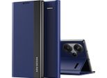 Custodia Per Xiaomi Redmi Note 13 Pro+ Custodia Magnetica In Finto Cuoio Con Funzione Stand Blu Navy