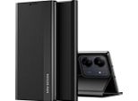 Custodia Per Xiaomi Redmi 13C /Poco C65 Custodia Magnetica In Finto Cuoio Con Funzione Stand Nero