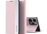 Custodia Per Xiaomi Redmi 12 /Poco M6 Pro 5G Custodia Magnetica In Finto Cuoio Con Funzione Stand Rosa
