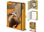 Harry Potter - Taccuino "Case Intricate"", Tassorosso, A5 BS3133 (Taglia Unica) (Arancione/Marrone)"
