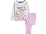 Frozen - Pigiama Con Pantaloni Lunghi "Believe In Magic"" Per Bambina NS8196 (104) (Viola/Bianco)"
