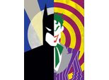 Batman - Stampa Su Tela "Half Half"" PM9078 (80 Cm X 60 Cm) (A Colori)"