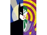 Batman - Stampa Su Tela "Half Half"" PM9239 (80 Cm X 60 Cm) (A Colori)"