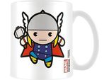 Marvel - Tazza Da Caffè, Kawaii PM9145 (Taglia Unica) (Bianco/Rosso/Blu)