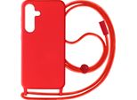 Avizar, Custodia A Catena Per Samsung Galaxy S24 Plus / S25 Plus 80Cm, Rosso