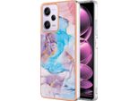 Custodia Per Xiaomi Poco X5 Pro/Redmi Note 12 Pro 5G, Custodia In Silicone Tpu Antiurto A Fantasia, Blu
