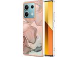 Custodia Per Xiaomi Redmi Note 13 5G, Custodia In Silicone Tpu A Fantasia, Paraurti Antiurto Beige
