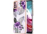Custodia Per Motorola Moto G30/G20/G10/G10 Power, Custodia In Silicone Tpu Antiurto A Fantasia Viola