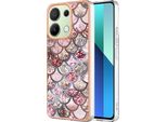 Custodia Per Xiaomi Redmi Note 13 4G, Custodia In Silicone Tpu Antiurto A Fantasia Caffè