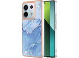 Custodia Per Xiaomi Redmi Note 13 Pro 5G, Custodia In Silicone Tpu A Fantasia, Paraurti Antiurto Azzurro