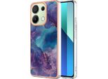 Custodia Per Xiaomi Redmi Note 13 4G, Custodia In Silicone Tpu A Fantasia, Paraurti Antiurto Blu Scuro