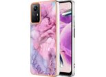 Custodia Per Xiaomi Redmi Note 12S, Custodia In Silicone Tpu A Fantasia, Paraurti Antiurto Rosa