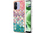 Custodia Per Xiaomi Redmi 12C/Redmi 11A, Cassa Paraurti In Silicone Tpu Antiurto A Fantasia Colorato