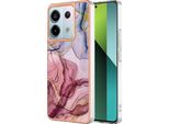 Custodia Per Xiaomi Redmi Note 13 Pro 5G, Custodia In Silicone Tpu A Fantasia, Paraurti Antiurto Oro Rosa