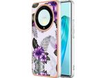 Custodia Per Honor X9A/Magic5 Lite, Custodia In Silicone Tpu Antiurto A Fantasia Viola