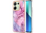 Custodia Per Xiaomi Redmi Note 13 4G, Custodia In Silicone Tpu A Fantasia, Paraurti Antiurto Rosa