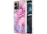 Custodia Per Motorola Moto G14, Custodia In Silicone Tpu A Fantasia, Paraurti Antiurto Rosa