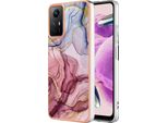 Custodia Per Xiaomi Redmi Note 12S, Custodia In Silicone Tpu A Fantasia, Paraurti Antiurto Oro Rosa