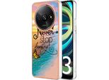 Custodia Per Xiaomi Redmi A3, Custodia In Silicone Tpu Antiurto A Fantasia Oro