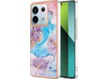 Custodia Per Xiaomi Redmi Note 13 Pro 5G, Custodia In Silicone Tpu Antiurto A Fantasia, Blu