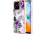 Custodia Per Xiaomi Redmi 10C, Custodia In Silicone Tpu Antiurto A Fantasia Purple