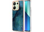 Custodia Per Xiaomi Redmi Note 13 4G, Custodia In Silicone Tpu A Fantasia, Paraurti Antiurto Verde Scuro