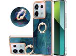 Custodia Per Xiaomi Redmi Note 13 Pro 5G, Custodia Protettiva In Silicone Tpu A Fantasia Con Supporto Ad Anello Verde Scuro