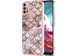 Custodia Per Motorola Moto G30/G20/G10/G10 Power, Custodia In Silicone Tpu Antiurto A Fantasia Caffè