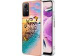 Custodia Per Xiaomi Redmi Note 12S, Cassa Paraurti In Silicone Tpu Antiurto A Fantasia Oro