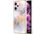 Custodia Per Xiaomi Poco X5 Pro/Redmi Note 12 Pro 5G, Custodia In Silicone Tpu Antiurto A Fantasia Grigio