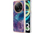 Custodia Per Xiaomi Redmi A3, Custodia In Silicone Tpu A Fantasia, Paraurti Antiurto Blu Scuro