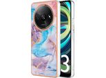 Custodia Per Xiaomi Redmi A3, Custodia In Silicone Tpu Antiurto A Fantasia, Blu