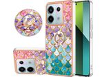 Custodia Per Xiaomi Redmi Note 13 Pro 5G, Custodia Protettiva In Silicone Tpu A Fantasia Con Supporto Ad Anello Colorato