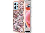 Custodia Per Xiaomi Redmi Note 12 4G, Custodia In Silicone Tpu Antiurto A Fantasia Caffè