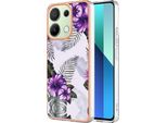 Custodia Per Xiaomi Redmi Note 13 4G, Custodia In Silicone Tpu Antiurto A Fantasia Purple