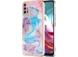 Custodia Per Motorola Moto G30/G20/G10/G10 Power, Custodia In Silicone Tpu Antiurto A Fantasia, Blu