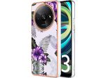 Custodia Per Xiaomi Redmi A3, Custodia In Silicone Tpu Antiurto A Fantasia Purple
