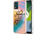 Custodia Per Motorola Moto E13, Custodia In Silicone Tpu Antiurto A Fantasia Oro