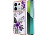 Custodia Per Xiaomi Redmi Note 13 Pro 5G, Custodia In Silicone Tpu Antiurto A Fantasia Purple